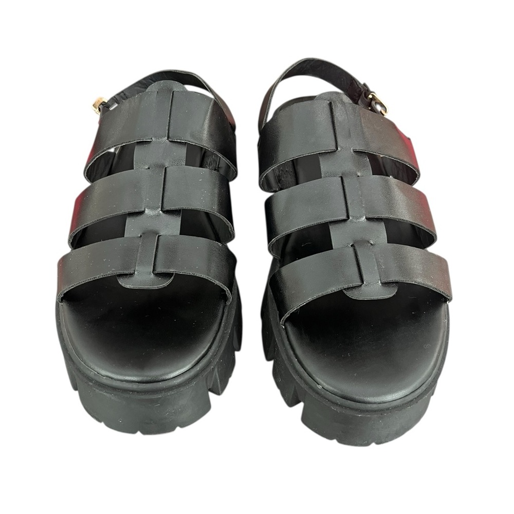 GBG Los Angeles black chunky Platform sandal grunge punk minimalist 
Size 9M - Picture 3 of 8